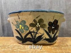 Vintage Trevor Corser Studio Pottery Fumi Flowers Bowl Vase Planter