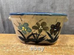Vintage Trevor Corser Studio Pottery Fumi Flowers Bowl Vase Planter