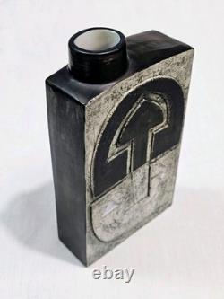 Vintage Troika Studio Pottery Chimney Vase St Ives Signed SV Sylvia Vallence