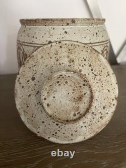 Vintage Victor Vic Bracke Pottery Lidded Jar Pot MCM Calif Modernist VIDEO