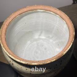 Vintage Victor Vic Bracke Pottery Lidded Jar Pot MCM Calif Modernist VIDEO