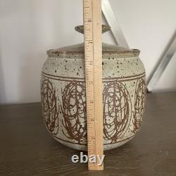 Vintage Victor Vic Bracke Pottery Lidded Jar Pot MCM Calif Modernist VIDEO