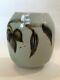 Vintage Vontury Studio Art Pottery Hand Thrown Vase, 8 Tall, 6 1/2 Widest
