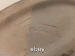 Vintage Vontury Studio Art Pottery Hand Thrown Vase, 8 Tall, 6 1/2 Widest