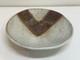 Vintage Walker Studio Pottery Ceramic Bowl Geometric Carved Earth Tone Glaze 10