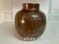 Vintage Walter Dexter Studio Pottery Canadian 7.5 Stoneware Vase