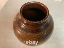 Vintage Walter Dexter Studio Pottery Canadian 7.5 Stoneware Vase