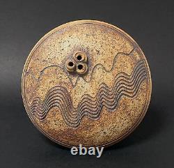 Vintage Walter Wassing Dutch Australian Studio Pottery Ikebana Vase Signed