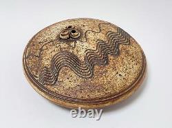Vintage Walter Wassing Dutch Australian Studio Pottery Ikebana Vase Signed