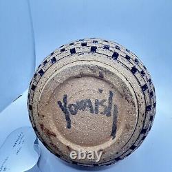 Vintage Walter Yovaish Studio Pottery Vase Signed Mint Condition 1980's