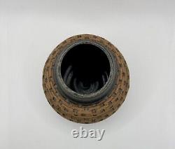 Vintage Walter Yovaish Studio Pottery Vase Signed Mint Condition 1980's