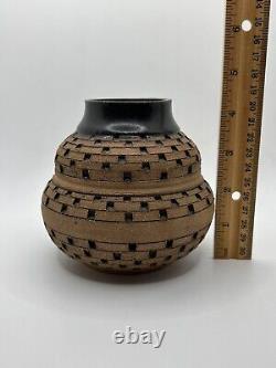 Vintage Walter Yovaish Studio Pottery Vase Signed Mint Condition 1980's