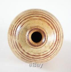 Vintage Wheel Thrown Studio Pottery Vase Signed & Dated Canada Circa 1975