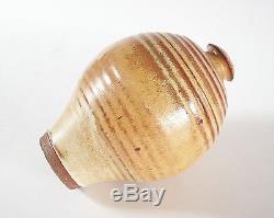 Vintage Wheel Thrown Studio Pottery Vase Signed & Dated Canada Circa 1975
