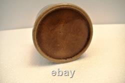 Vintage White Ceramic Mug Floral Hand Painted Leaf Berry Design Studio PotteryR