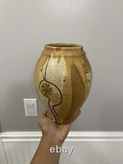 Vintage Wishon Harrell Handmade Studio Pottery Stoneware Vase Vessel