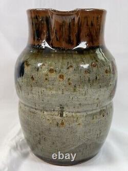 Vintage YOSUKE HARUTA Signed Studio Pottery Mingei Art Pitcher/Jug