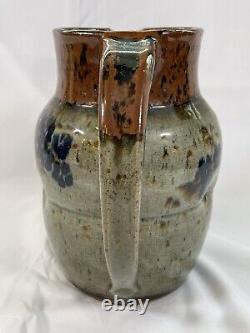 Vintage YOSUKE HARUTA Signed Studio Pottery Mingei Art Pitcher/Jug