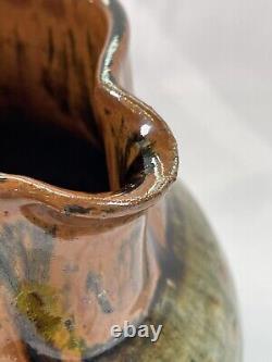 Vintage YOSUKE HARUTA Signed Studio Pottery Mingei Art Pitcher/Jug