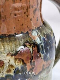 Vintage YOSUKE HARUTA Signed Studio Pottery Mingei Art Pitcher/Jug