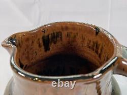 Vintage YOSUKE HARUTA Signed Studio Pottery Mingei Art Pitcher/Jug