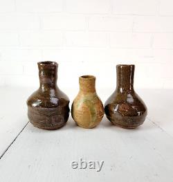 Vintage Yunomi Style Drinkware Set Japanese Studio Pottery Tea Cup (10) Set No. 3