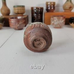 Vintage Yunomi Style Drinkware Set Japanese Studio Pottery Tea Cup (12) Set No. 1