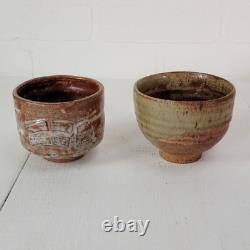 Vintage Yunomi Style Drinkware Set Japanese Studio Pottery Tea Cup (12) Set No. 1