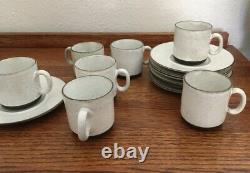 Vintage Zaalberg Holland Stoneware Studio Pottery 16 piece Tea Set