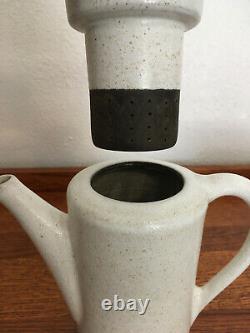 Vintage Zaalberg Holland Stoneware Studio Pottery 16 piece Tea Set