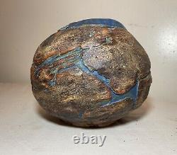 Vintage handmade Bresler Studio Mid Century Modern pottery vase sculpture