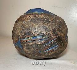 Vintage handmade Bresler Studio Mid Century Modern pottery vase sculpture