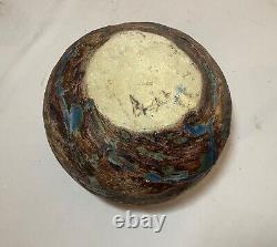 Vintage handmade Bresler Studio Mid Century Modern pottery vase sculpture