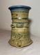 Vintage handmade Wayne Cardinalli studio Brutalist art pottery vase sculpture