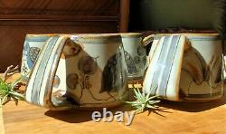 Vintage mid century Ken Edwards El Palomar Studio large mugs Tonala, Mexico