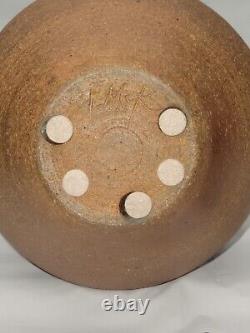 Vintage modern RUTH GOWDY McKINLEY studio pottery weed pot vase 1960 mcm #5485