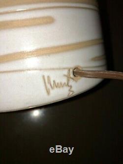 Vintage original Working Marshall Studios Martz Pottery table Lamp Signed MCM
