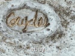 Vintage signed Chris Gryder Studio Pottery Vase Nebraska Artist