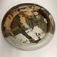Vintage studio art glazed pottery signed plate/charger