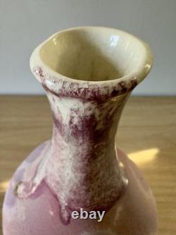 Vintage studio art pottery sculptural vessel organic form modern ceramic art