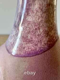 Vintage studio art pottery sculptural vessel organic form modern ceramic art