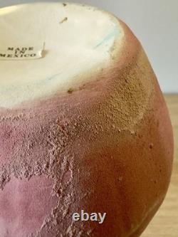 Vintage studio art pottery sculptural vessel organic form modern ceramic art