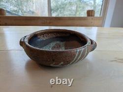 Vintage studio art pottery stoneware signed, Pottery Made In Israel
