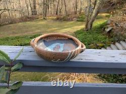 Vintage studio art pottery stoneware signed, Pottery Made In Israel