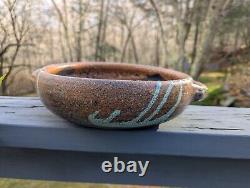Vintage studio art pottery stoneware signed, Pottery Made In Israel