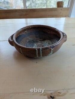 Vintage studio art pottery stoneware signed, Pottery Made In Israel