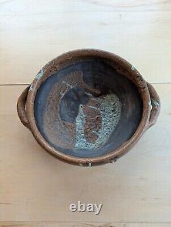 Vintage studio art pottery stoneware signed, Pottery Made In Israel
