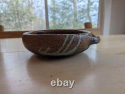 Vintage studio art pottery stoneware signed, Pottery Made In Israel
