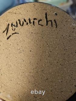 Vintage studio art pottery vase Zowrichi signed