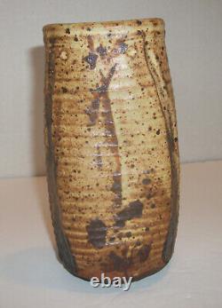 Vivika Otto Heino Studio Pottery New Hampshire Vase Signed Vintage Old 6-5/8H